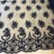 1 Yard Beaded Bridal Lace 100% Polyester Fabric for Wedding and Formal Apparel 49/50 Inch Width